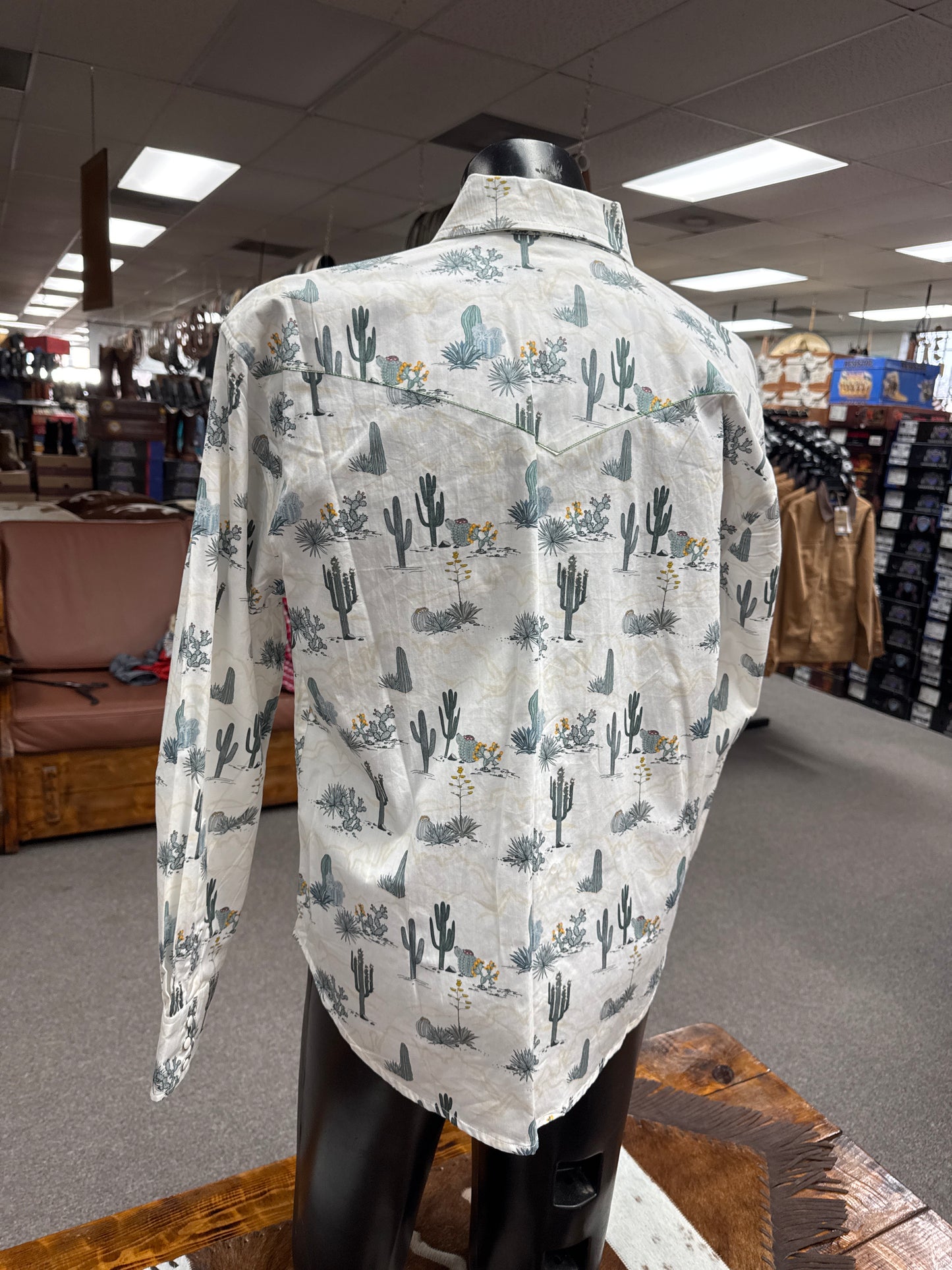 Scully Cactus Cowboy Shirt