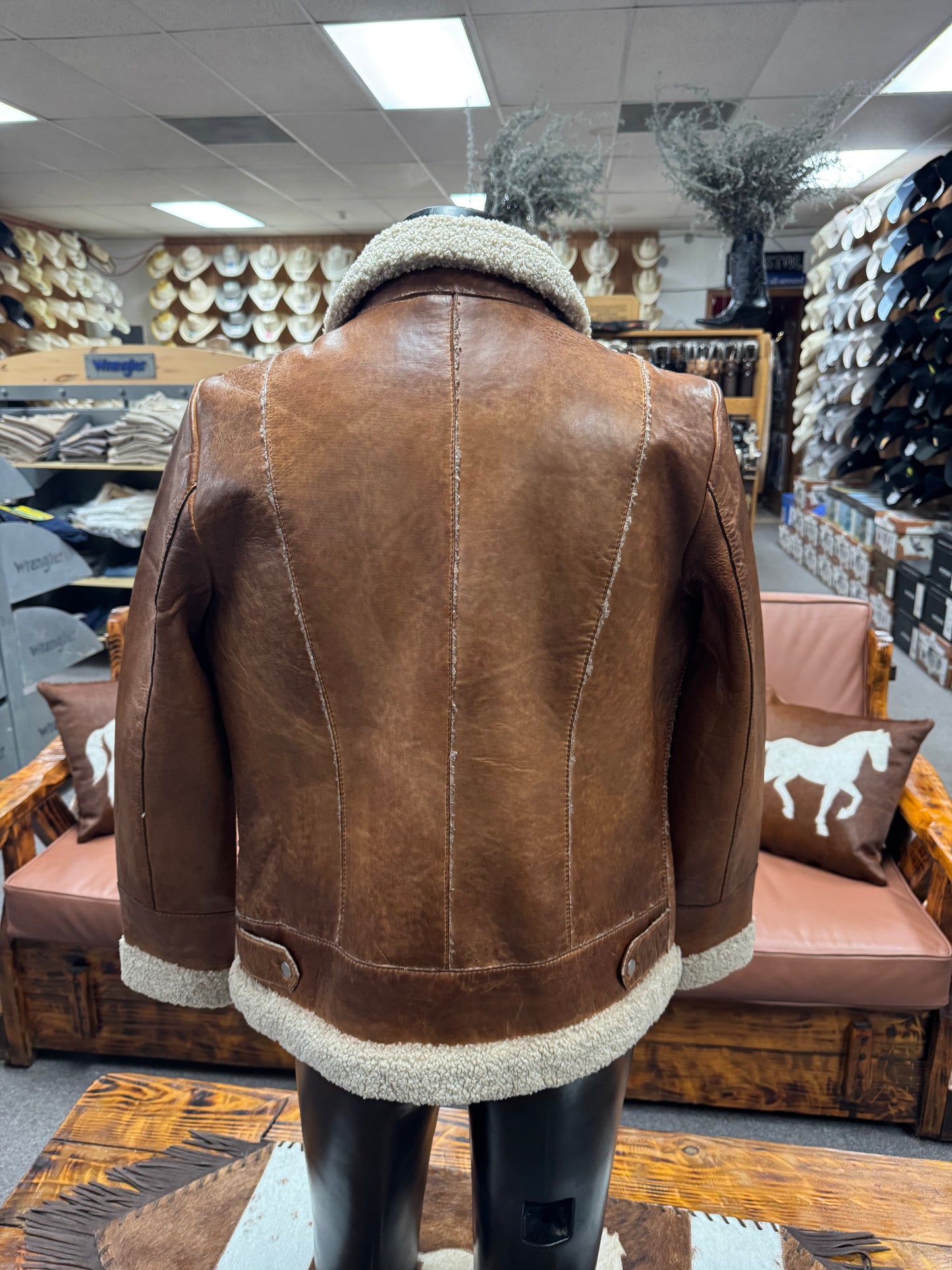 Scully Ladies Front Zip Leather Jacket