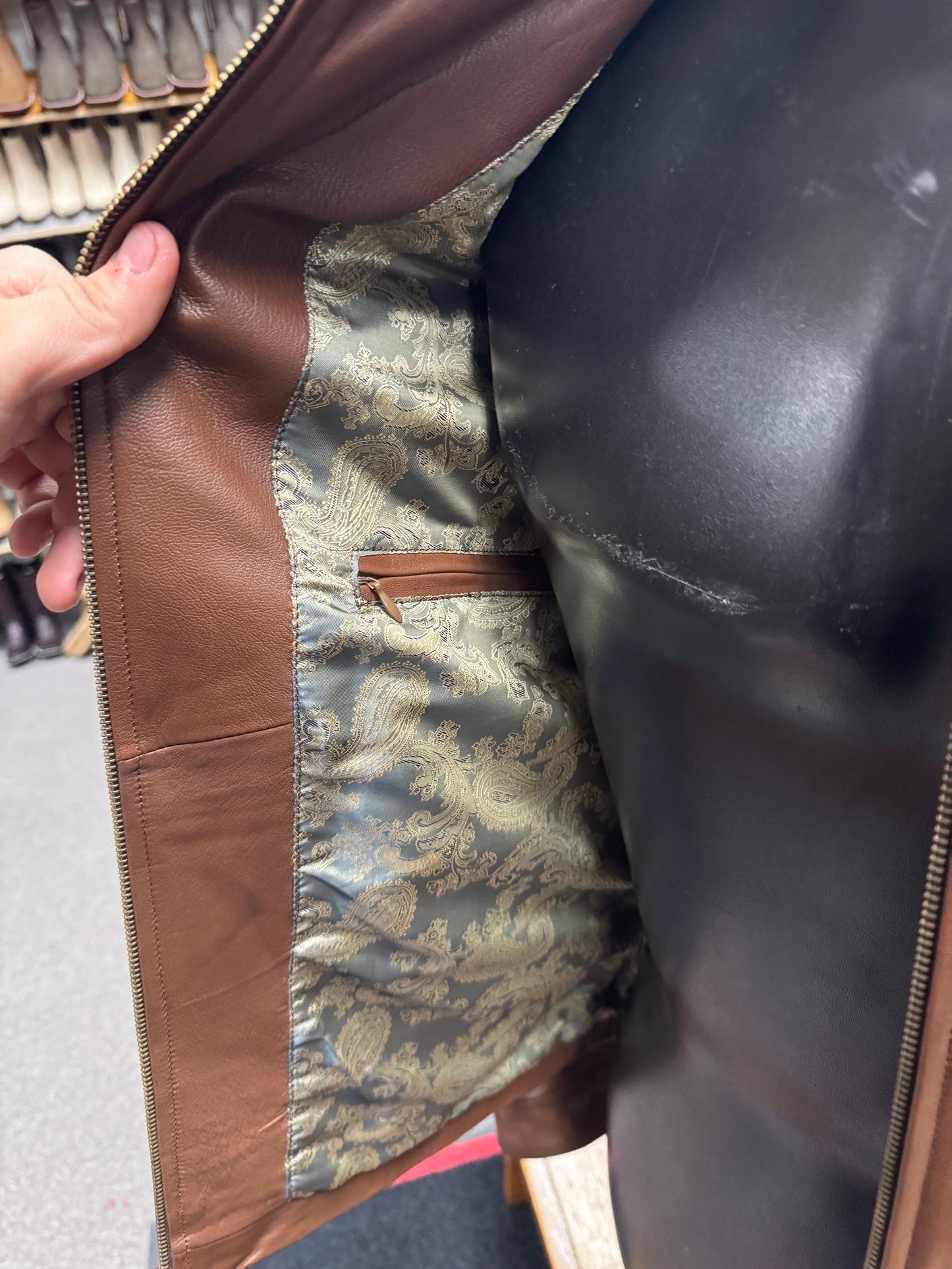 White Diamond Leather Jacket