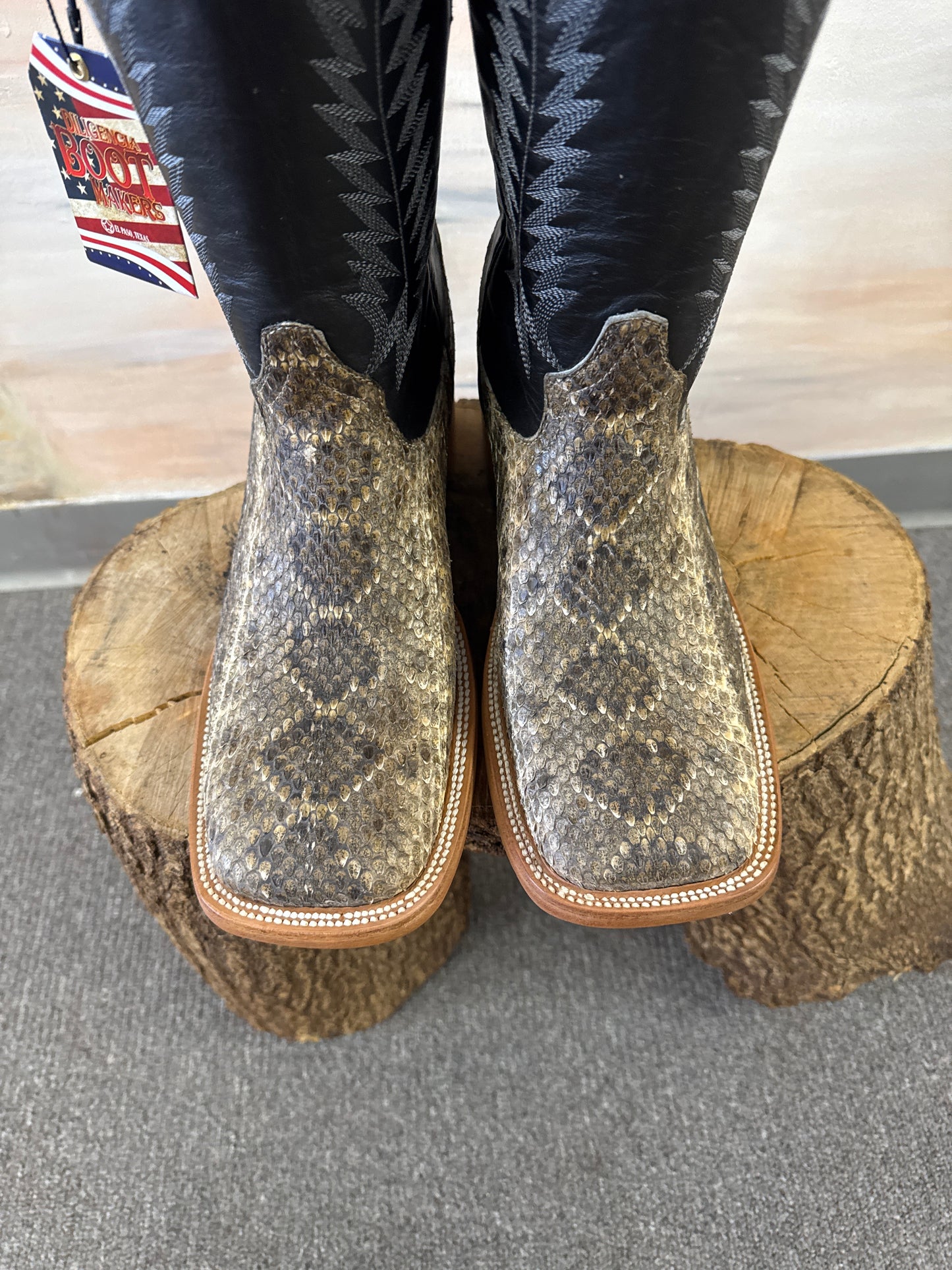 Rattle Snake Cowboy Boots
