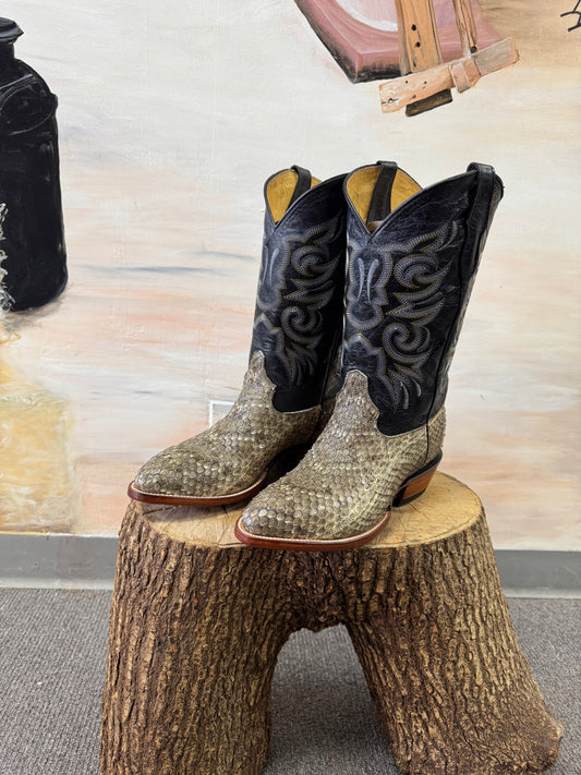 Rattle Snake Skin Cowboy Boots