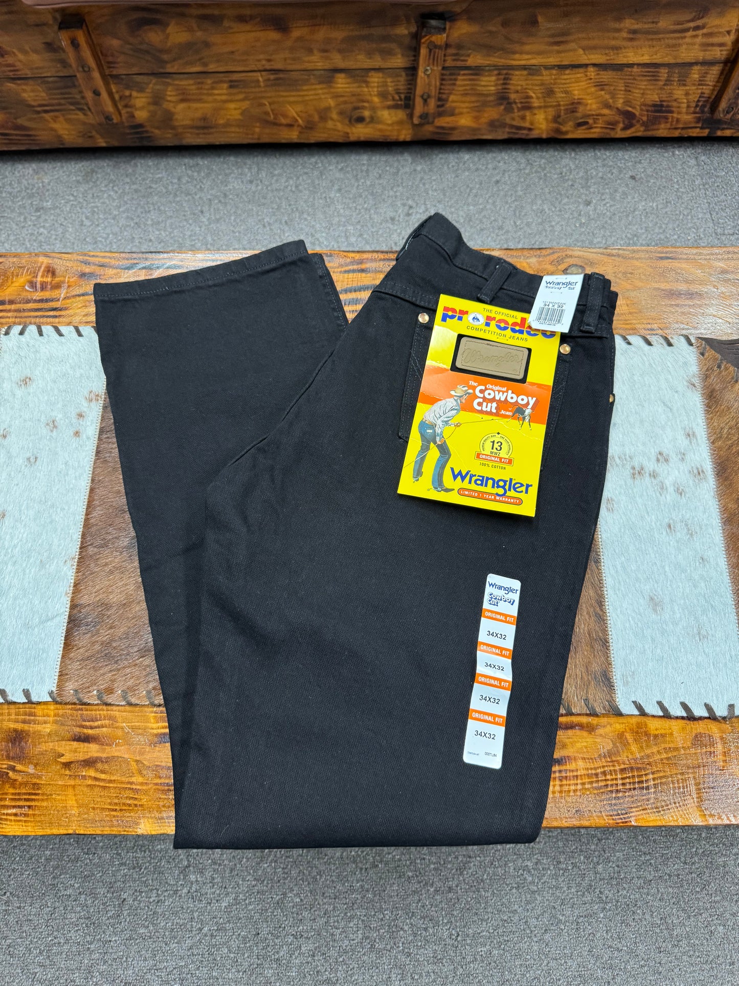 Wrangler Black Cowboy Cut Jeans