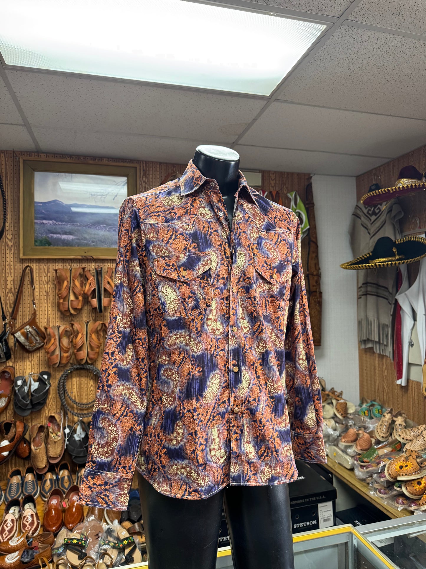 Cuadra Coral Long Sleeve Cowboy Shirt