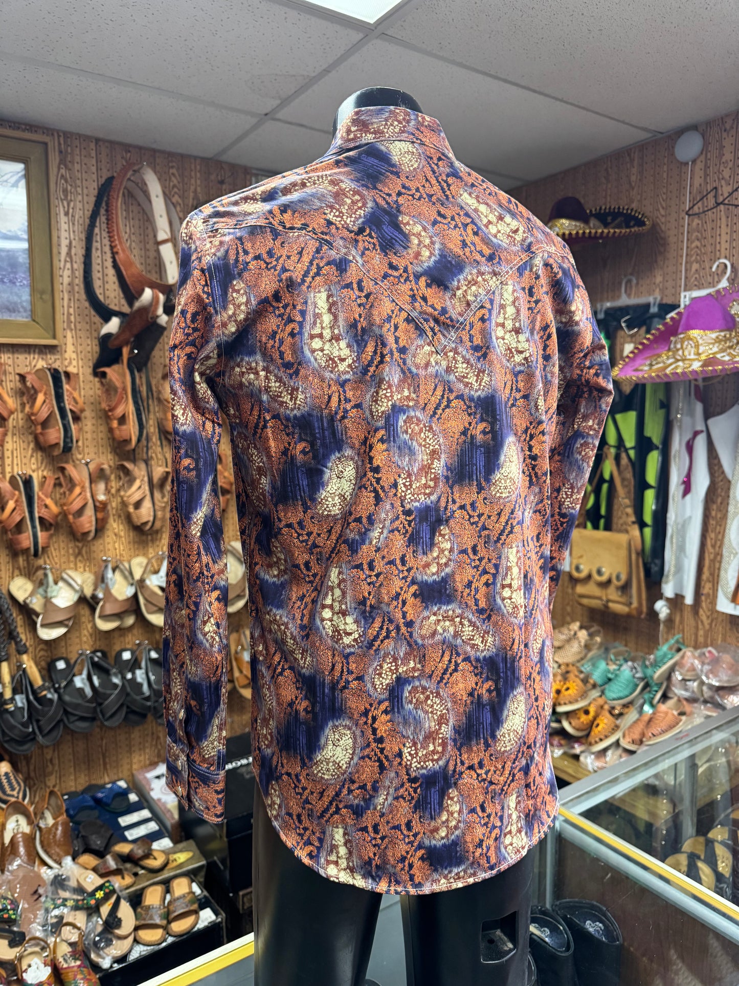 Cuadra Coral Long Sleeve Cowboy Shirt