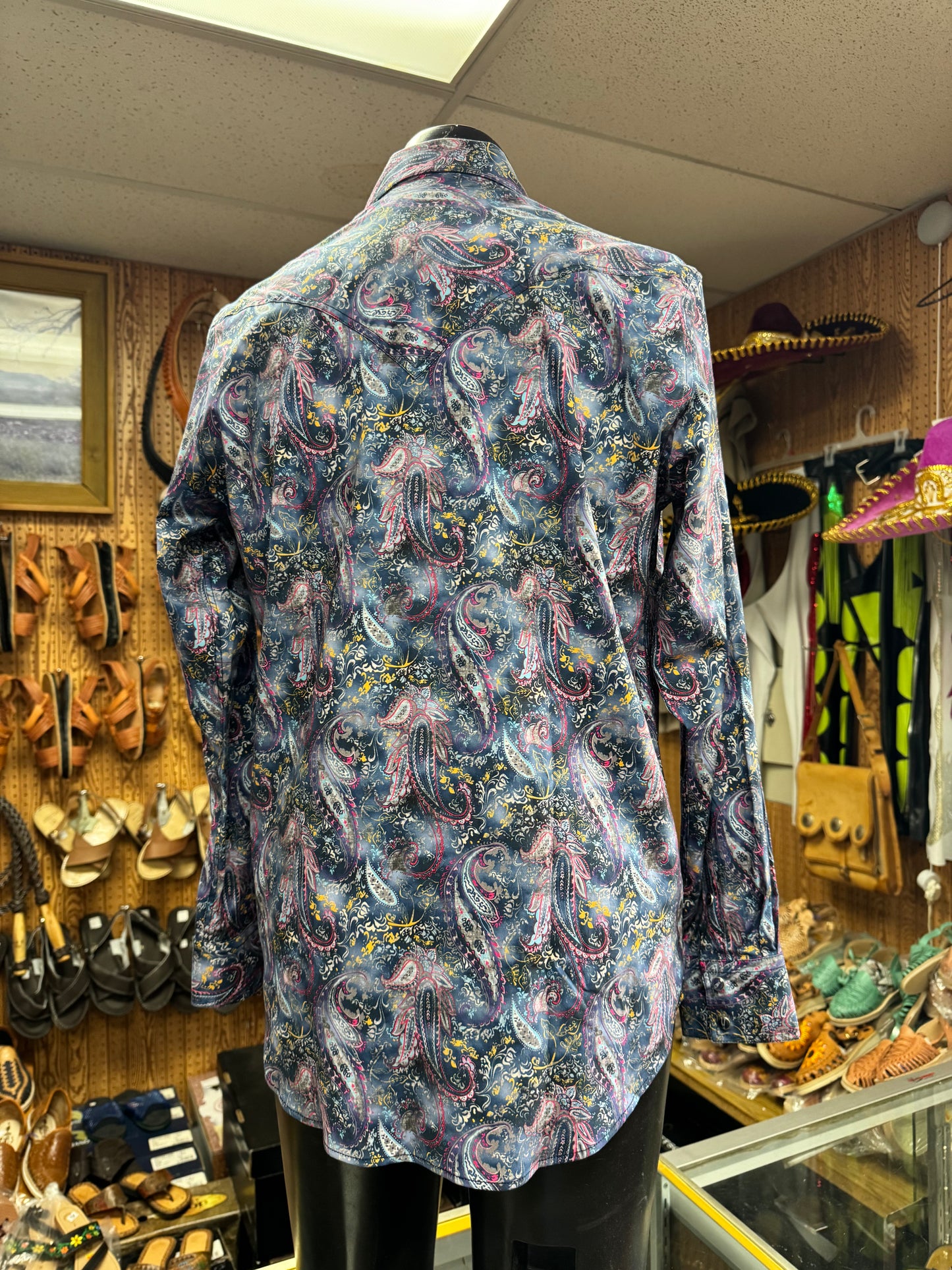 Cuadra Coral Long Sleeve Cowboy Shirt