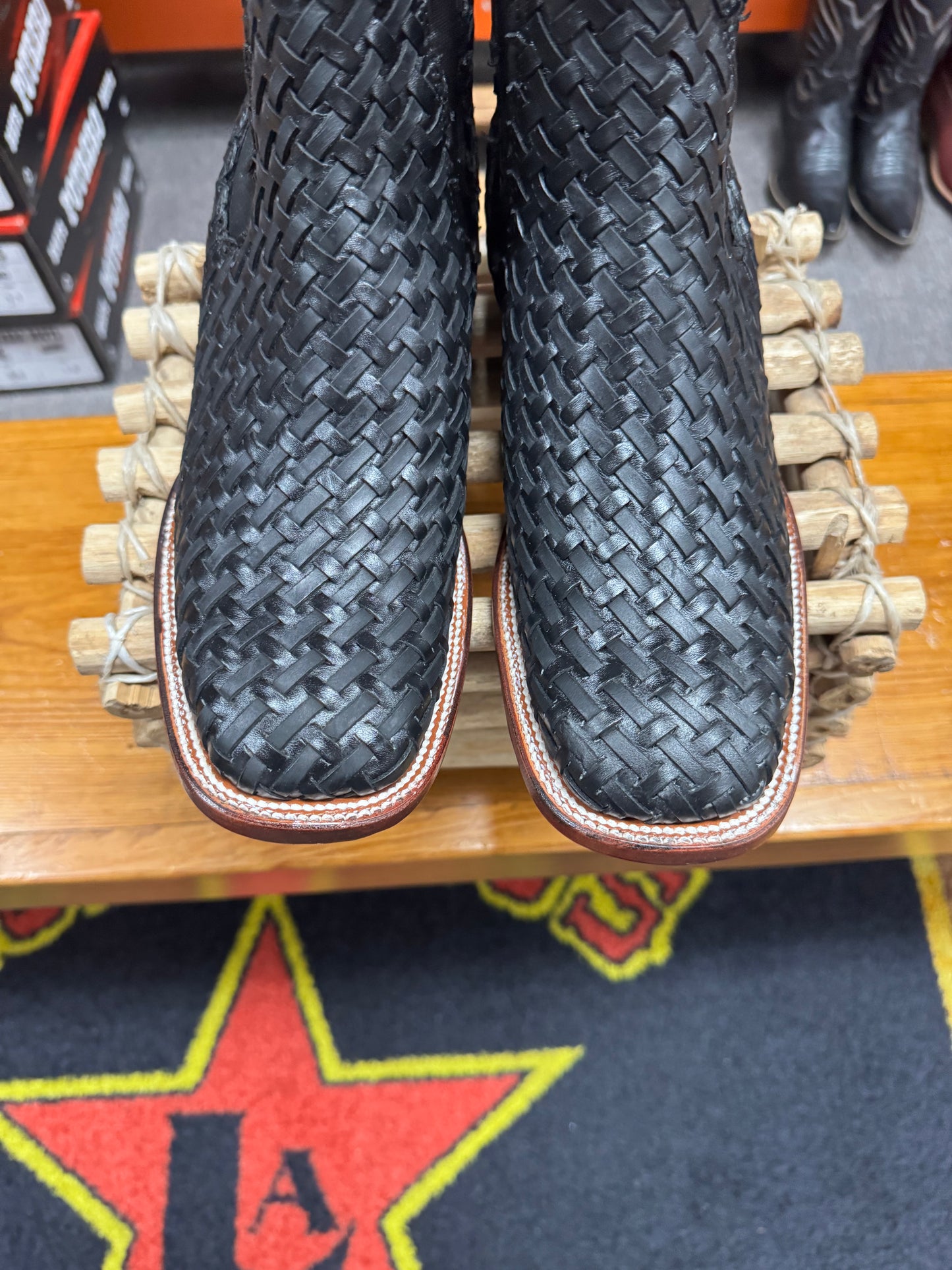 Ferrer Woven Cowboy Boots