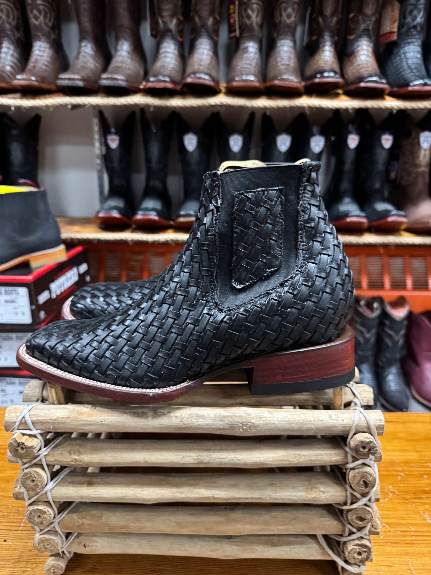 Ferrer Woven Cowboy Boots