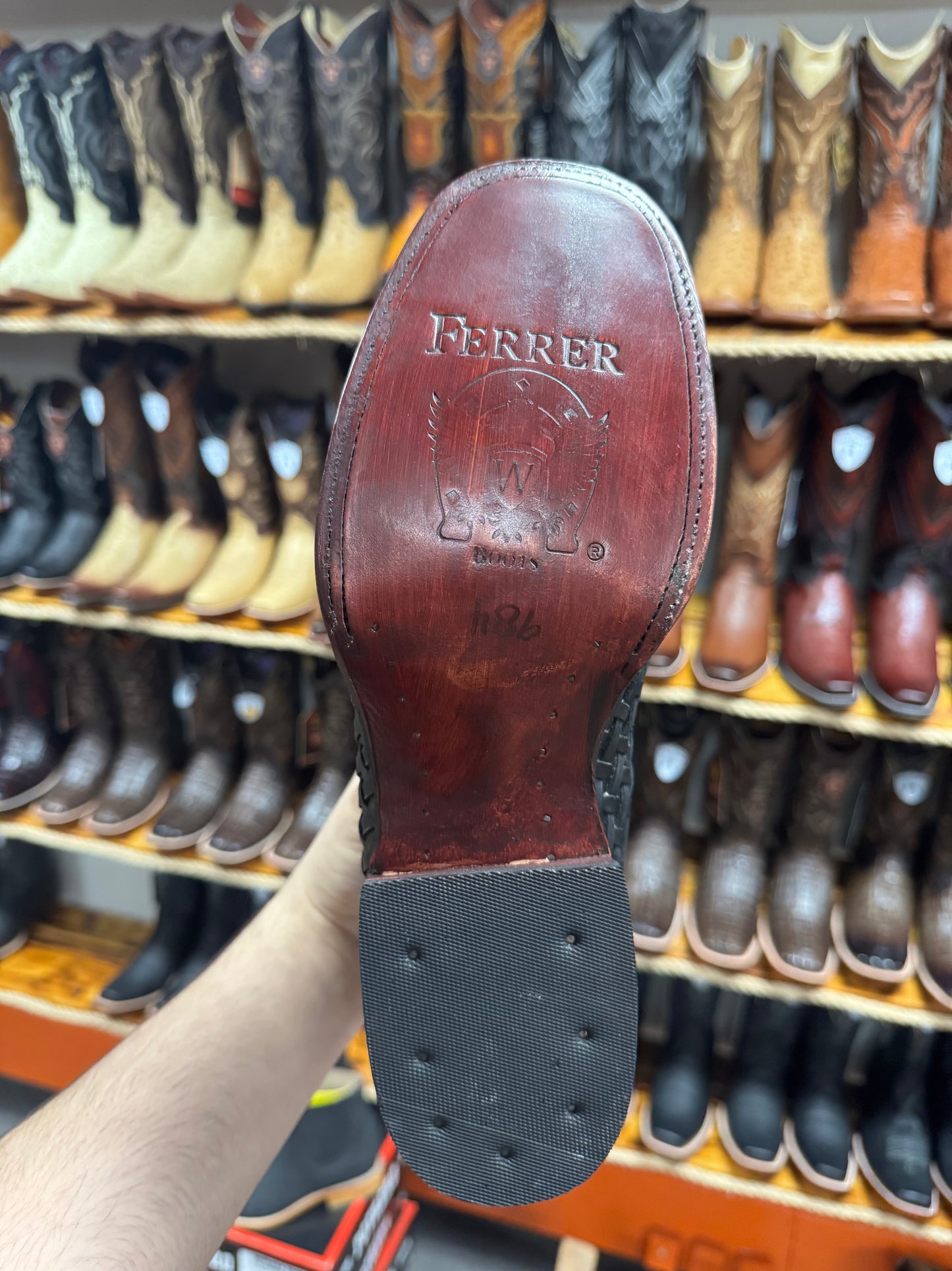 Ferrer Woven Cowboy Boots