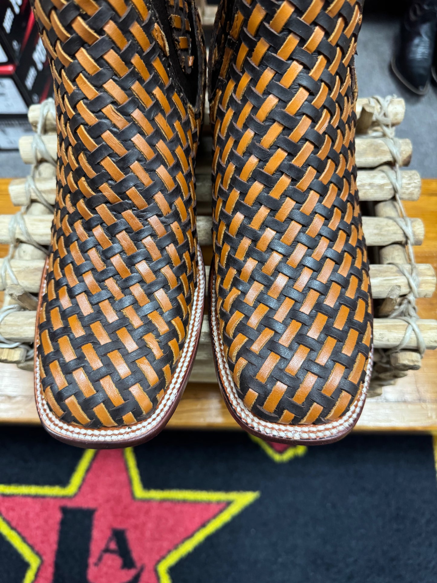 Ferrer Woven Cowboy Boots